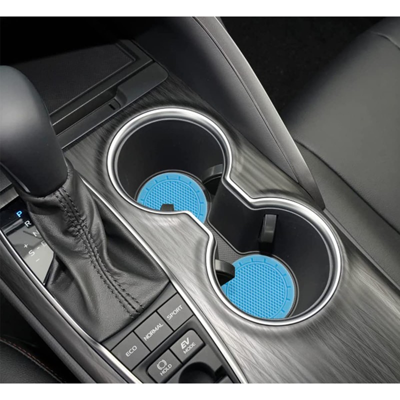 NON-SQUARE Car Cup Holder Coaster, 4 Pack PVC Anti Slip