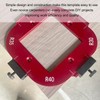 Corner Radius Routing Templates, R30 R35 R40 R45 Aluminum Alloy