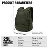 Mardingtop - Mochilas tácticas Molle de 25 litros para senderismo,