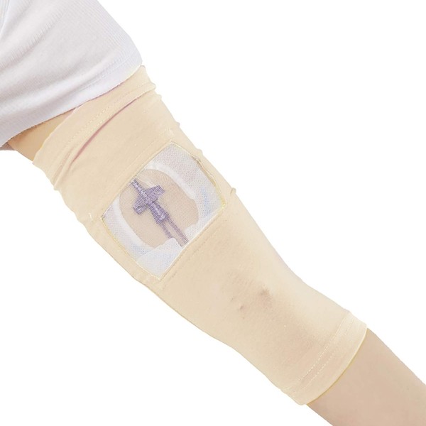 Care+Wear Unisex Ultra-Soft Antimicrobial Long PICC Line Cover Dawn XXS 7"-9" Bicep