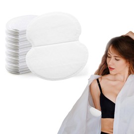 100Pcs Underarm Sweat Pads, Armpit Sweat Pads Absorbent Dress Guards/Shields Armpit Guards Extra Adhesive, Disposable Sweat Protection Underarm Pads Fight Hyperhidrosis Non Visible for Women And Man