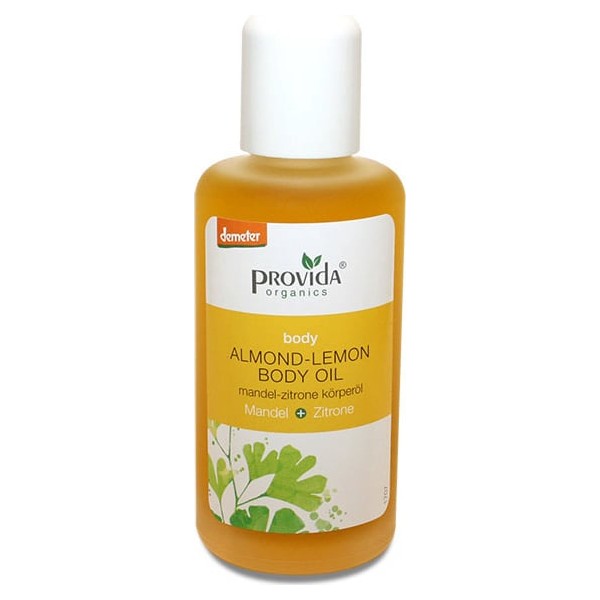 Provida Organics Almond Lemon Body Oil, 100 ml
