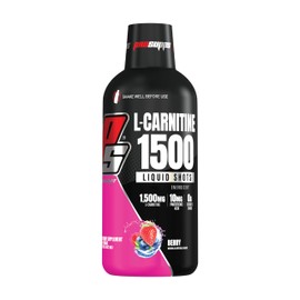 PROSUPPS PROSUPPS L-Carnitine Stimulant Free Liquid Shots for Men & Women - Workout Drink for Performance & Muscle Recovery - Clean Energy, No Sugar, No Carbs (31 Servings, 1500 Berry)