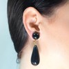 Kenneth Jay Lane Resin Teardrop Drop Clip-On Earrings