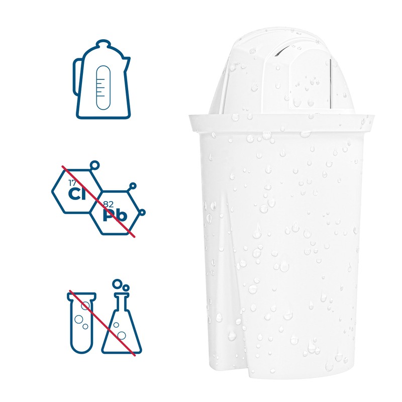 Wessper Water Filter Cartridges Classic Compatible with Brita Classic, Dafi