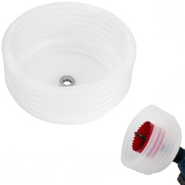 Hole Saw Dust Bowl, Drill Dust Cover Drywall Drill Dusts Collector Catcher Home Ash Bowl, Shockproof Hole Saw Accessories for 0.63-4.92inch Holes Openers