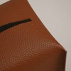 OLETHA Cube Box Facial Tissue Holder, Brown