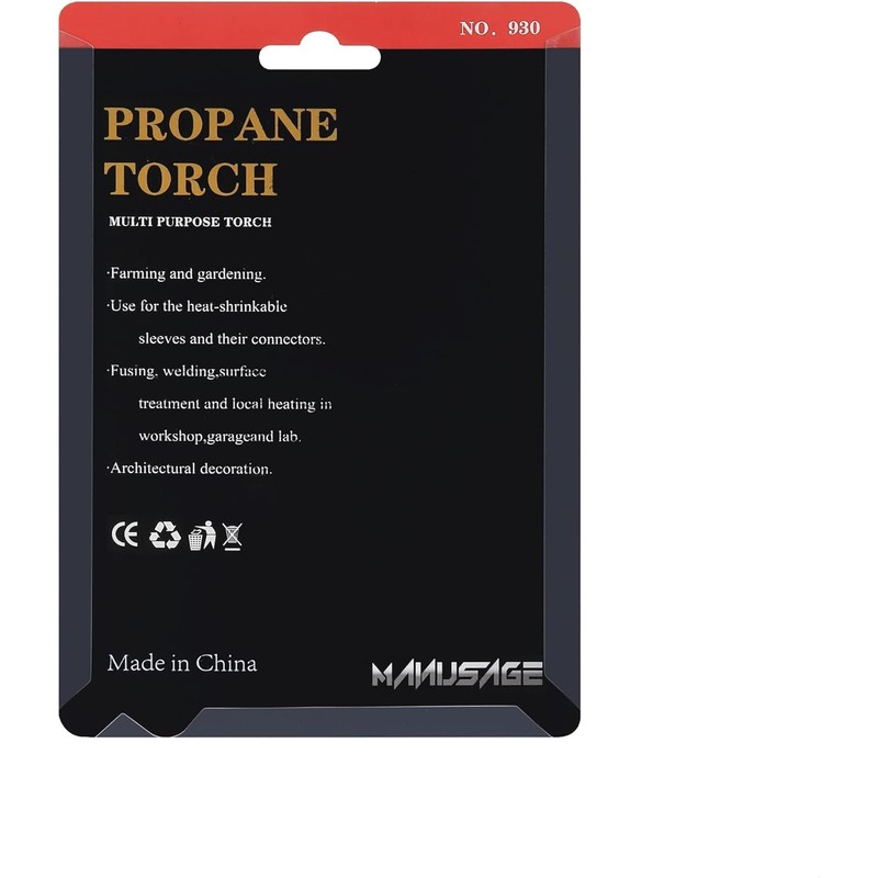 Manusage Propane Torch Head with Igniter, Trigger Start Self Ignition