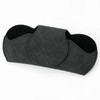 KINIVA Sunglasses Holder for Car Visor PU Leather Glasses Case