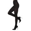 MeMoi Classic Soft Argyle Opaque Tights Black S-M