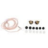 Wired Sound Isolating Earbuds with Microphone Detachable Dynamic Earphone with