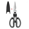Kitchen Scissors - Premium Stainless Steel Kitchen Scissors, Ergonomic Soft