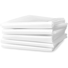 5 Sheets Plastic Drop Cloths, Plastic Sheeting Plastic Painting Tarp Paint Drop Cloth Waterproof Plastic Cover Anti-dust Furniture Cover Couch Cover for Painting Floor (4 x 20m/ 13 x 65.6 Feet)