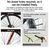 GORIX Bike Front Fork Cage Mount Bottle Holder Cargo Cage