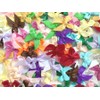 ICRAFY 100 Mixed Tiny Satin Ribbon Bows Sweet Mini Embellishment