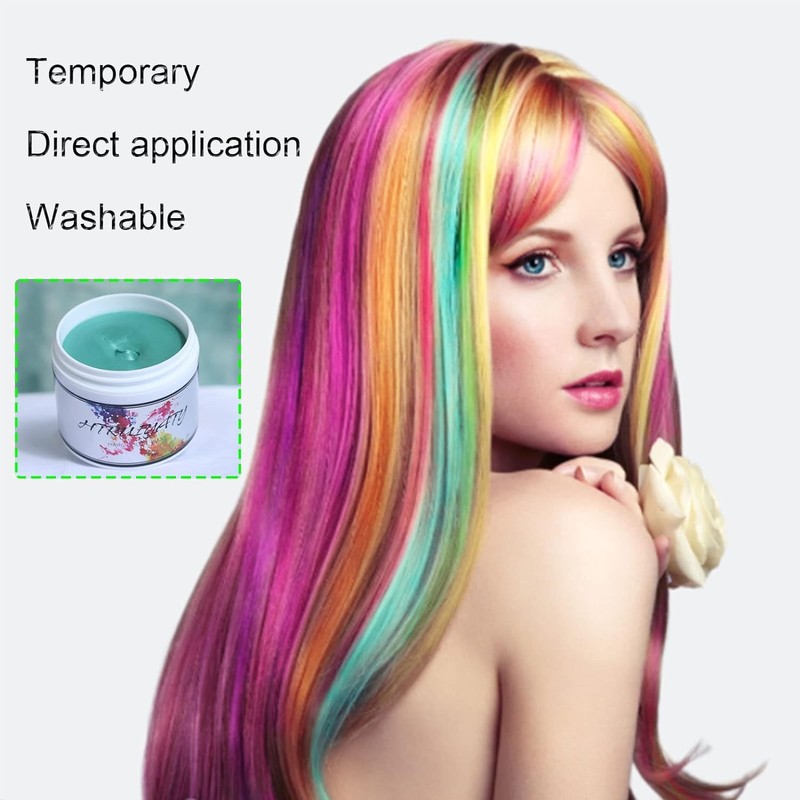 Color Wax One-Time Hair Wax Color Styling Wax DIY Hair