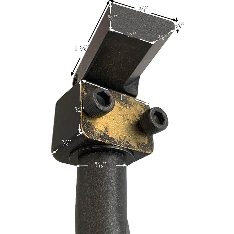 Blaze King Wood Stove Door Handle Kit: S.Z4044-SPFL