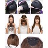 Fashion Clip In Bangs Hair Extensions Front Full Neat Bangs