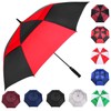 MRTLLOA Automatic Open Golf Umbrella, Extra-Large Oversized Double Canopy Vented