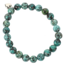 SAFIGLE Natural Stone Bracelet Love Pendant Beads Bracelet for Women Decorative Charm Present