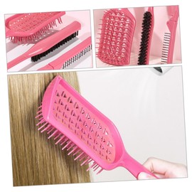 WOONEKY Multi-function Hair Brush Set Slick Back Brush Comb Brush Folding for Travel
