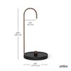 Umbra Bellwood Paper Towel Holder for Kitchen Countertop, with Real