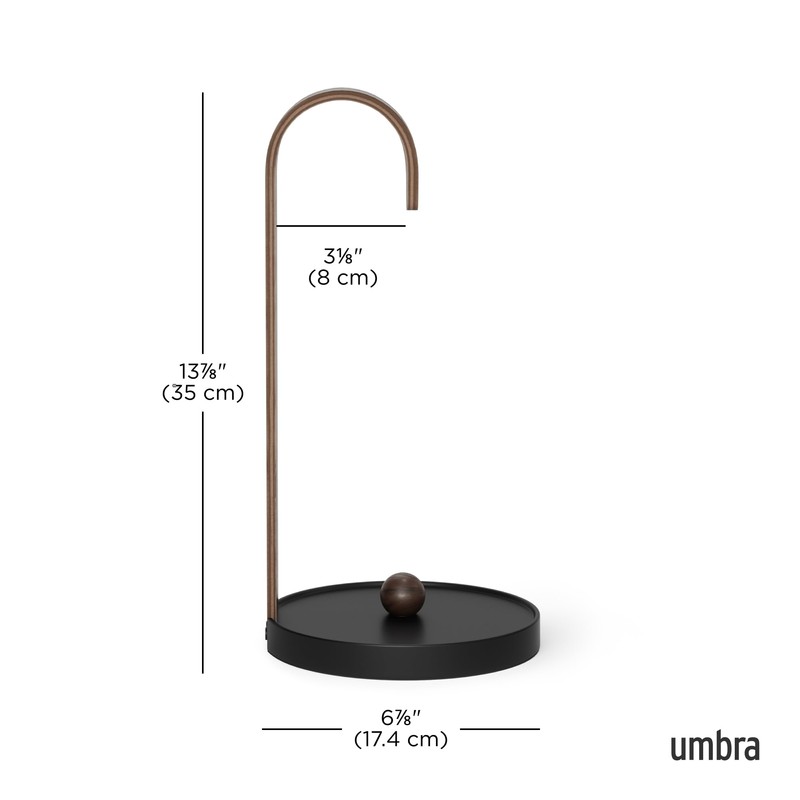 Umbra Bellwood Paper Towel Holder for Kitchen Countertop, with Real
