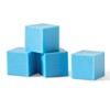 hand2mind Blue Plastic Base Ten Unit Blocks, Place Value Blocks,
