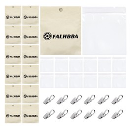 FALHBBA 12 Pack Beige Outdoor Curtain Weights Bags 27 oz/Pack 5.5 inch,Outdoor Drapery Weights Heavy-Duty Windproof with Sealed Bags and Clips for Patio Cabana Gazebo Garden