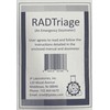 RADTriage Model50 Dosimeter & Self-indicating Instant Alert Dosimeters Practically Non-Destructible,