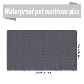 Waterproof Dog Blanket 200 x 130 cm, Washable Pet Blanket for On the Go, Waterproof Pet Sofa Cover, Dog Blanket, Sofa Protection/Bed Protection, Leak-proof Protective Blanket for Sofa, Bed, Car Seat