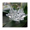 MSZSA CRYSTAL LOTUS FLOWER ORNAMENT LARGE CRYSTOCRAFT HOME DECOR FREE