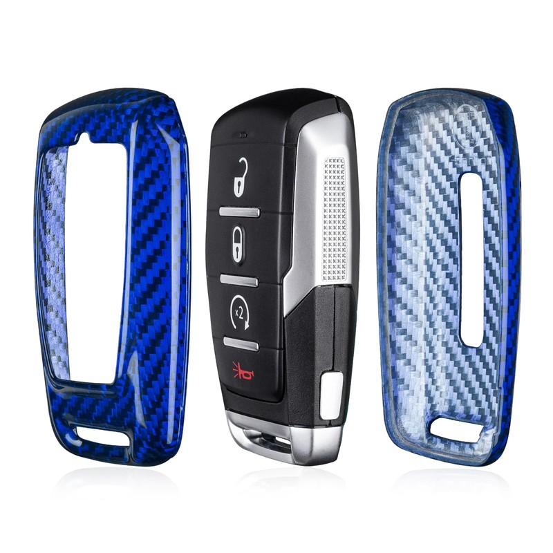 T-carbon Real Carbon Fiber Key Fob Protector for Ram 1500