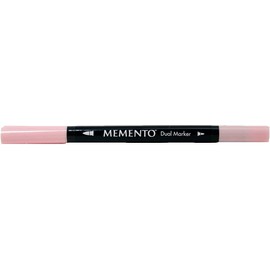 Tsukineko Dual-Ended Memento Fade-Resistant and Water-Based Marker, Angel Pink