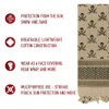 Rothco Skulls Shemagh Tactical Desert Keffiyeh Scarf, Tan