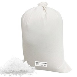 Dream Solutions USA 100% Down 700 Fill Power Hungarian White Goose Down Stuffing - 1/4 lb Make Your Own Pillow
