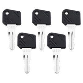 Create idea Pack of 530 Ignition Keys Compatible with Heli Forklifts Compatible with Linde Forklifts for Heavy Equipment Replacement Keys