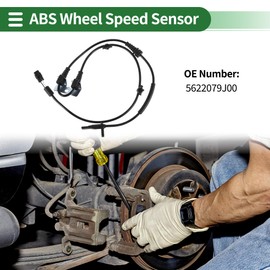 Motoforti ABS Wheel Speed Sensor ABS Sensor Anti-lock Braking System Sensor for Suzuki SX4 2007-2013 2.0L No.5622079J00 Front Left