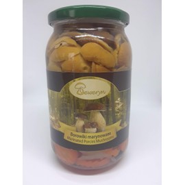 Seweryn Marinated Porcini Mushrooms Polish Borowiki Marynowane in a Jar GMO Free 29.98 Oz / 850 g
