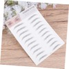 Mikinona Easy Apply Artificial Eyebrow Stickers 3d Eyebrow Stencils for