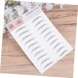 Mikinona Easy Apply Artificial Eyebrow Stickers 3d Eyebrow Stencils for Men Women Needed