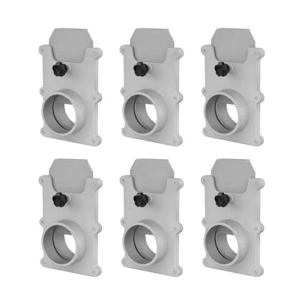 2-1/2 in. Blast Gate for Vacuum/Dust Collector, Dust Collection Fittings-6-Pac