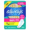 Always Ultra Thin Pads with Wings, Size 1, Regular, 46