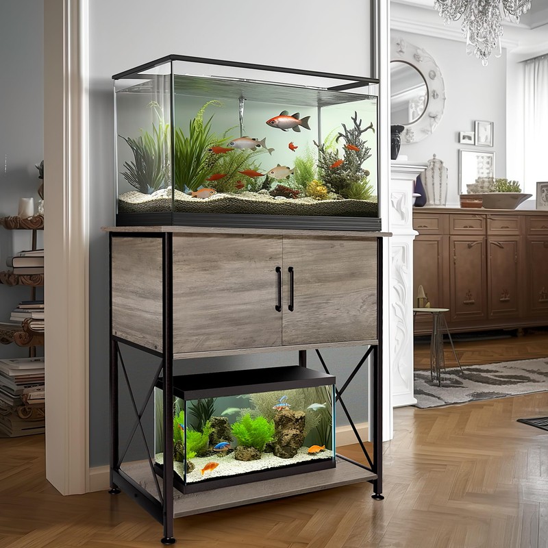 Herture 20-29 Gallon Aquarium Stand Metal Frame Fish Tank Stand