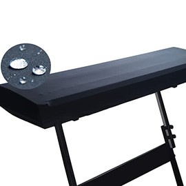 Mooson Piano Dust Cover 61-88 Keys Weighted Keyboard Small Keyboard Piano Covers Waterproof Locking Clasp Keep It From Dust and Dirt (61-76 KEYS)