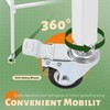 HECASA 4' x 4' Rolling Flood Table Tray Stand for