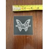 Benchmade Knives Knife Black White Butterfly Original Decal Sticker Shot Show