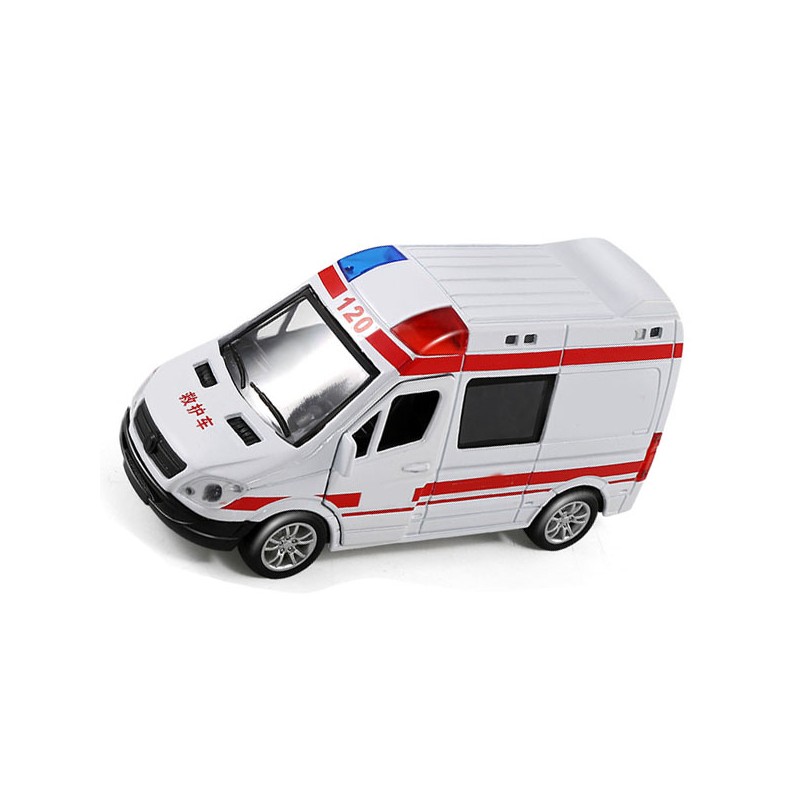Ambulance Toy Car High Simulation Emergency Vehicle Toy with Light