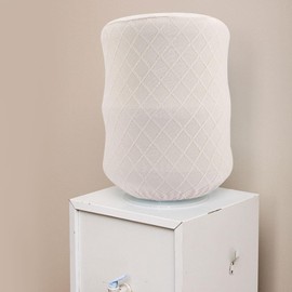 Water Dispenser Barrel Covers for 5 Gallon Water Bottle, Durable Fabric Water Cooler Dust Proof Covers Reusable Furniture Standard Cover Protector for Home, Office (Beige)