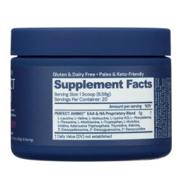 Bodyhealth Perfect Amino (20 Servings) Essential Amino Acid Powder, 4.6 oz Lemon